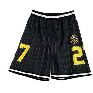 Denver‎ Nuggets Jamal Murray Shorts Flex Mens Med Black Old School Style RARE!!
